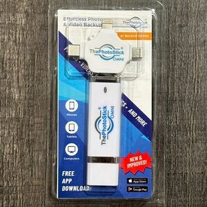 New 64gb Omni ThePhotoStick Photo & Video Backup Device
